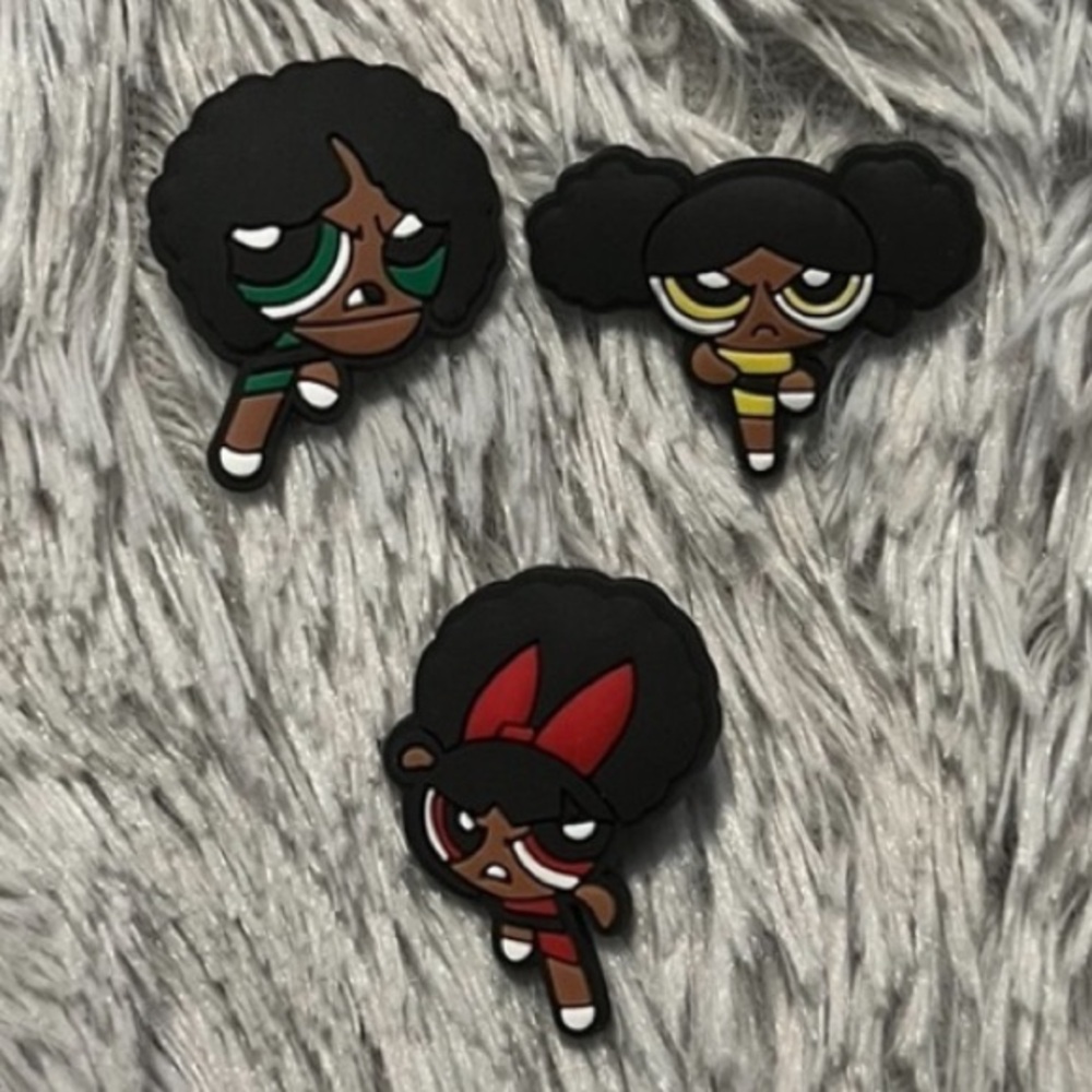 Powerpuff Girls Croc Charm Set